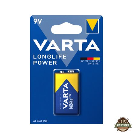 VARTA Longlife Power Alkáli 9V Elem B1