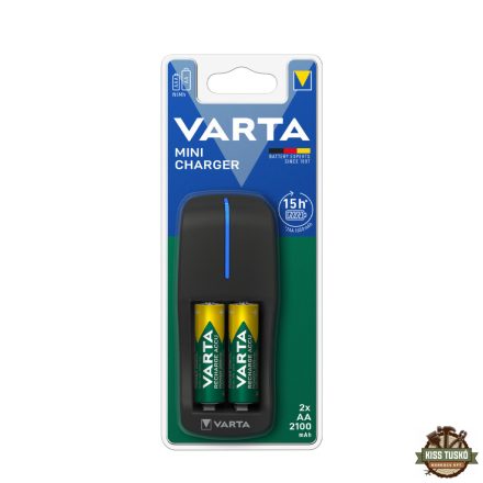 VARTA Akkutöltő Mini + 2x2100mAh AA (AA/AAA) 900min