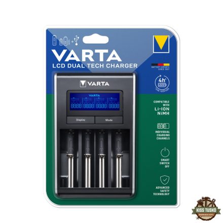 VARTA Akkutöltő LCD Dual Tech (AA/AAA) (üres)