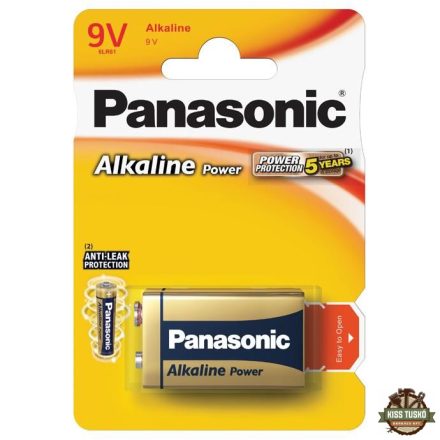 Panasonic Bronze Alkáli 9V Elem (6LF22APB/1BP) B1