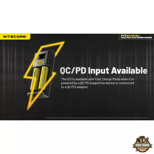 Nitecore Kellék Akkumulátor Töltő CI2