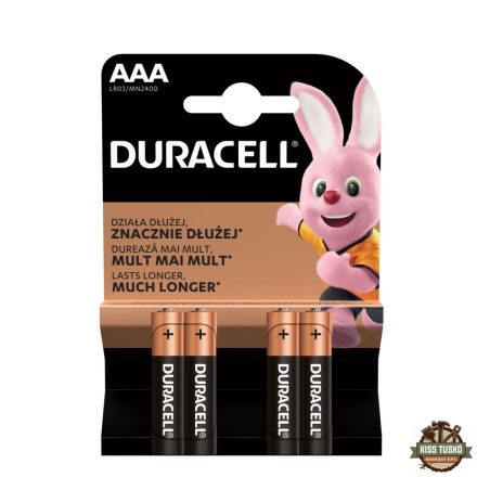 Duracell Basic Alkáli Mikro Elem AAA (MN2400) (1,5V) B4