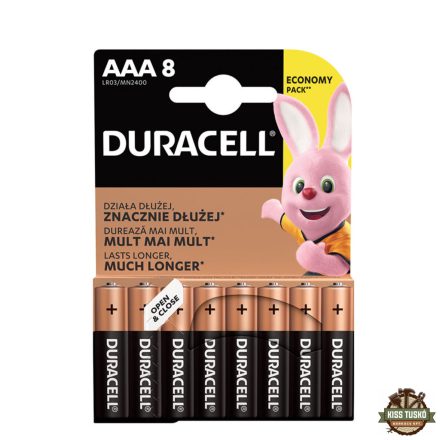 Duracell Basic Alkáli Mikro Elem AAA (MN2400) (1,5V) B8