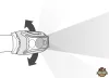 Petzl Fejlámpa ACTIK 2025 (3x AAA - tartozék) (450 lumen) Fekete