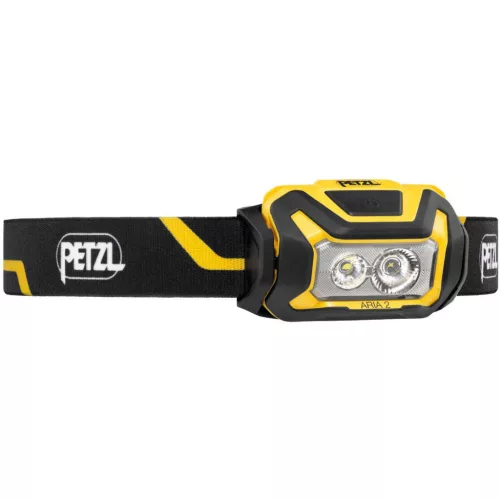 Petzl Fejlámpa Aria 2 2026 (3x AAA - tartozék) (450 lumen) Fekete/Sárga