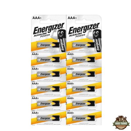 Energizer Alkaline Power Alkáli Mikro Elem AAA B12 (kartella)