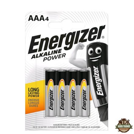 Energizer Alkaline Power Alkáli Mikro Elem AAA B4