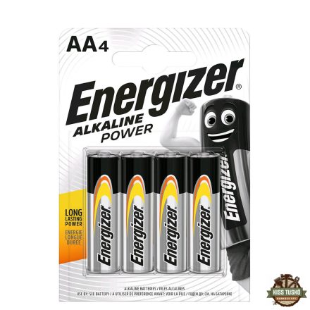 Energizer Alkaline Power Alkáli Ceruza Elem AA B4