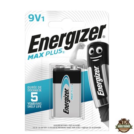 Energizer Max Plus Alkáli 9V Elem B1