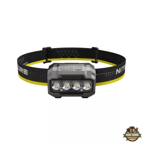 Nitecore Fejlámpa HA23 UHE (3xAAA/Akkumulátor) 4x MCT UHE LED (600 lumen) Fekete