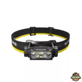   Nitecore Fejlámpa HC60 UHE (4000mAh 18650) 6x UHE LED (1600 lumen) + USB-C