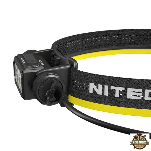 Nitecore Fejlámpa HC65 UHE (4000mAh 18650) UHE LED (2000 lumen) + USB-C Fekete