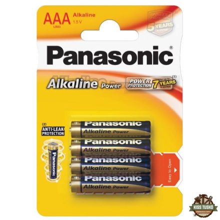 Panasonic Bronze Alkáli Mikro Elem AAA (LR03APB/4BP) B4