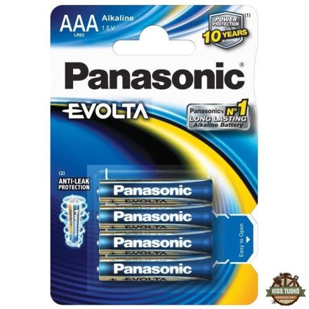 Panasonic Evolta Alkáli Elem Mikro AAA (LR03EGE/4BP) B4