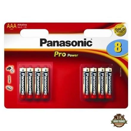 Panasonic Pro Power Gold Alkáli Mikro Elem AAA (LR03PPG/8BP) B8