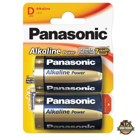 Panasonic Bronze Alkáli Góliát Elem D (LR20APB/2BP) B2