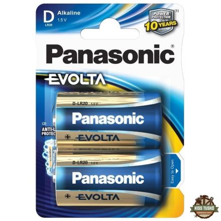Panasonic Evolta Alkáli Elem Góliát D (LR20EGE/2BP) B2