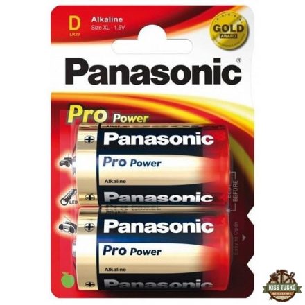 Panasonic Pro Power Gold Alkáli Góliát Elem D (LR20PPG/2BP) B2