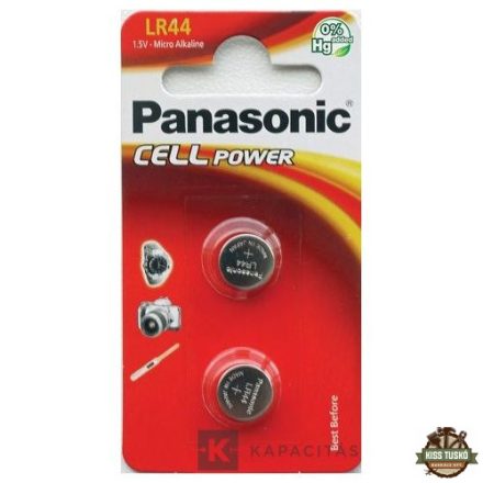 Panasonic Gombelem Alkáli AG13 / LR44 B2