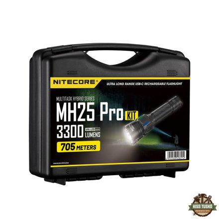 Nitecore Vadászlámpa Szett MH25 PRO (+1x 21700) UHi 40 LED (3300 lumen)