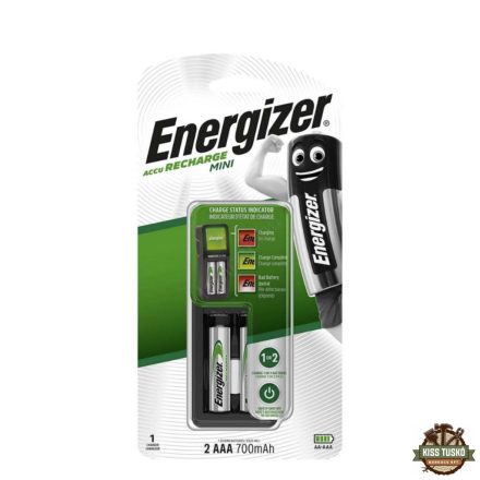 Energizer AkkuTöltő MINI + 2db 700mAh R2U AAA