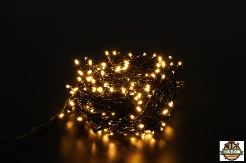 Modee Karácsonyi LED Füzér Plastic Adapteres (200LED/20m/10cm) warm