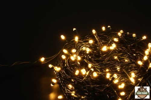 Modee Karácsonyi LED Füzér Plastic Adapteres (200LED/20m/10cm) warm