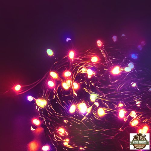 Modee Karácsonyi LED Füzér Plastic Adapteres (200LED/20m/10cm) multicolor