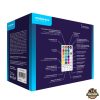 Modee Karácsonyi LED Füzér Berry Plastic Adapteres (100LED/10m/10cm) RGB+remote