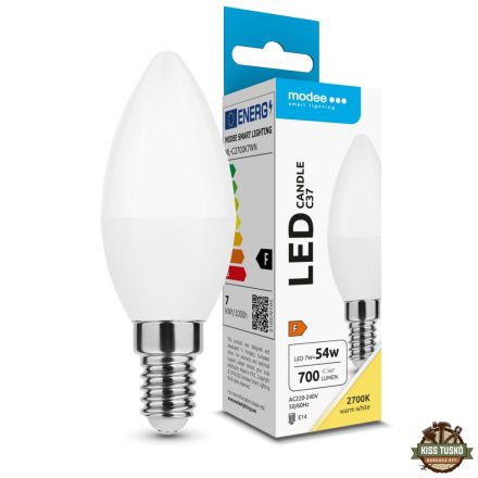 Modee Lighting LED Izzó Gyertya (Candle) 7W E14 200° 2700K (700 lumen) ERP