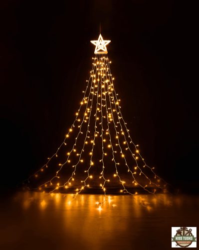 Modee Karácsonyi LED Dekoráció Adapteres C3000 (300LED/3m) warm