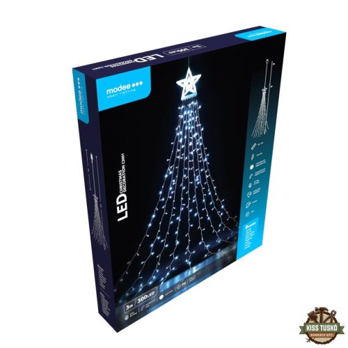 Modee Karácsonyi LED Dekoráció Adapteres C3001 (300LED/3m) cold