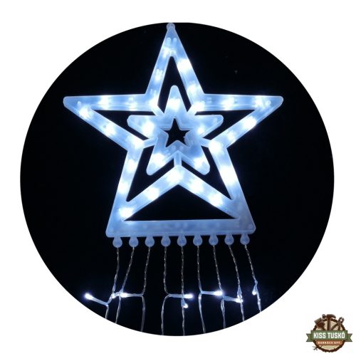 Modee Karácsonyi LED Dekoráció Adapteres C3001 (300LED/3m) cold