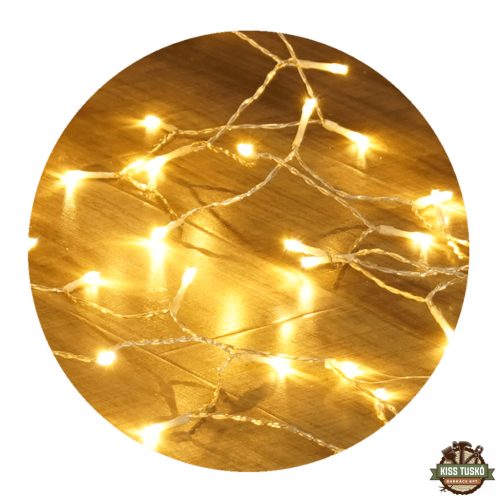 Modee Karácsonyi LED Dekoráció Ablakra Adapteres C3002 (192LED/3m x 2m) warm