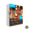 Modee Karácsonyi LED Füzér Dekor Elemes C3021 (10LED/90cm/10cm) warm