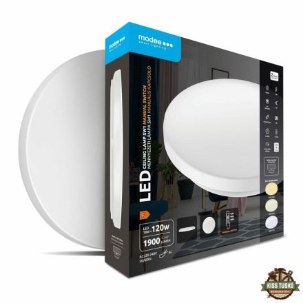 Modee Mennyezeti LED Lámpa (switch) 18W 3CCT D310x55mm SW1 (1900 lumen) ERP