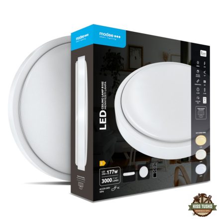 Modee Mennyezeti LED Lámpa 24W 3CCT D380x100mm + rem. R102 (3000 lumen) ERP