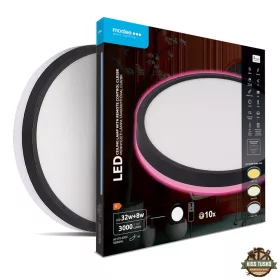   Modee Mennyezeti LED Lámpa CLB2BK 32+8W 3CCT+RGB D400mm +rem (3000 lumen) ERP