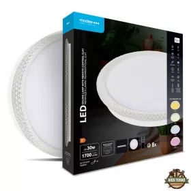   Modee Mennyezeti LED Lámpa CLH1 30W 3CCT+RGB D395mm +rem (1700 lumen) ERP