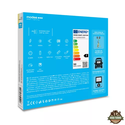 Modee Lighting LED Reflektor E-series Slim 50W 120° 4000K (4000 lumen) ERP