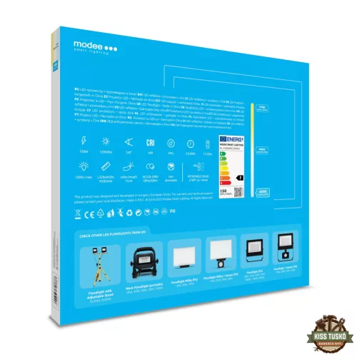 Modee Lighting LED Reflektor E-series Slim 150W 120° 6000K (12000 lumen) ERP
