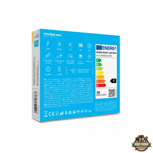 Modee Lighting LED Reflektor E-series Slim 20W 120° 6000K (1600 lumen) ERP