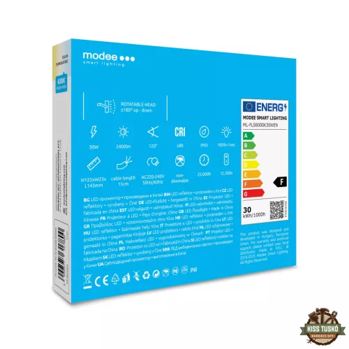 Modee Lighting LED Reflektor E-series Slim 30W 120° 6000K (2400 lumen) ERP