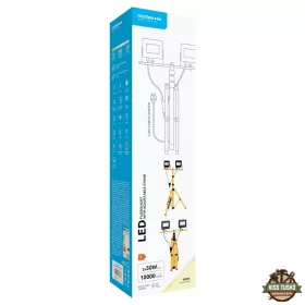   Modee LED Reflektor Munkalámpa állvánnyal 2x50W 120° 4000K (10000 lumen) ERP