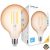 Modee LED Filament Amber Globe G125 4W E27 320° 1800K (360 lumen)