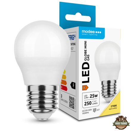 Modee Lighting LED Izzó Globe Mini G45 2,9W E27 200° 2700K (250 lumen) ERP