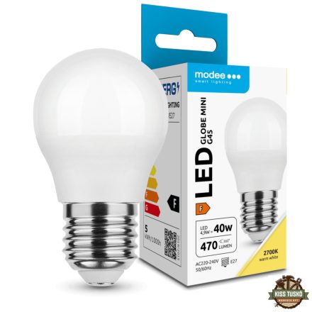 Modee Lighting LED Izzó Globe Mini G45 4,9W E27 200° 2700K (470 lumen) ERP