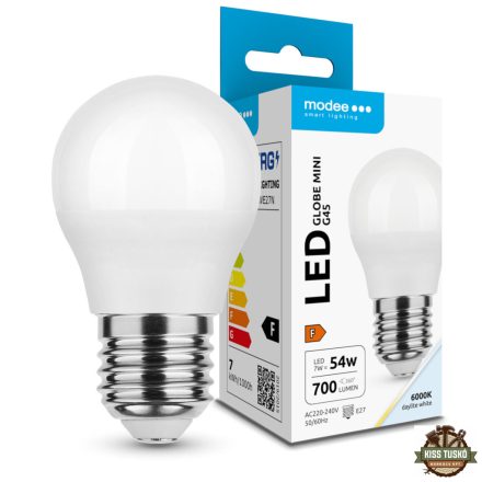 Modee Lighting LED Izzó Globe Mini G45 7W E27 200° 6000K (700 lumen) ERP