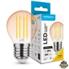 Modee LED Filament Amber Globe Mini G45 4W E27 320° 1800K (360 lumen) dimm.