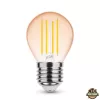 Modee LED Filament Amber Globe Mini G45 4W E27 320° 1800K (360 lumen) dimm.